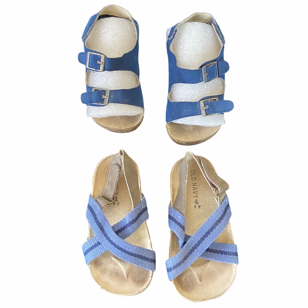 Baby Sandals Shoes Boy/Girl 12-18 month Unisex 11.5 Summer 2 pair Boho Casual